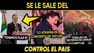 ¡SE INCENDIA CANADA MIENTRAS NOS QUIEREN SACAR DEL TMEC PROTESTAS MASIVAS VS TRUDEAU [upl. by Annetta]