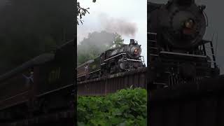 Southern 4501 crosses South Chickamauga Creek [upl. by Oiram278]