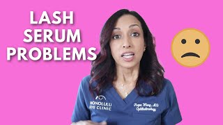 Side Effects of Lash Serums  Eye Doctor Explains [upl. by Penni400]