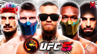 I Created A M0rtal Kombat Tournament In UFC 5 🐉 [upl. by Kirimia]