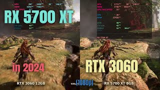 RTX 3060 vs RX 5700xt in 2024 [upl. by Einavoj]