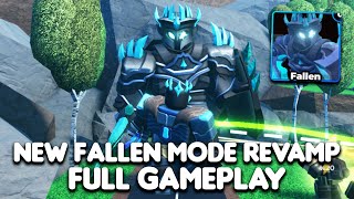 New Fallen Mode Revamp Full Solo Gameplay  Tower Defense Simulator Update Roblox [upl. by Phebe]