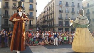 Processó de Corpus 2017 a Barcelona  Ball dels Gegants de Corpus [upl. by Halimeda]