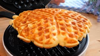 Saftige Apfel🍎 Waffeln in 5 Minuten Das BESTE Rezept für DICKE Waffeln [upl. by Dimphia945]