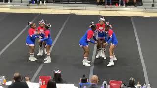 SCEYFLAAU Cheer Competition CSULA wWoodcrest Generals 1st place [upl. by Bacchus]