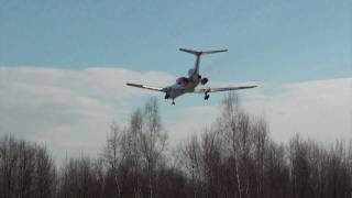 Tu154M 102 approaching EPWR 14022011 [upl. by Hewet]