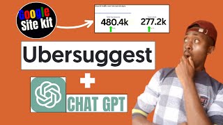 AI SEO For Free Website Traffic With UberSuggest  CHAT GPT [upl. by Iahc]