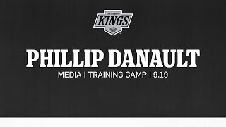 Forward Phillip Danault  0919 LA Kings Training Camp Media Availability [upl. by Marc]