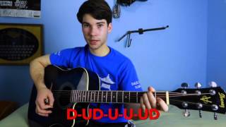 quotJames Dean amp Audrey Hepburnquot by Sleeping With Sirens Acoustic Guitar Tutorial [upl. by Lisetta]