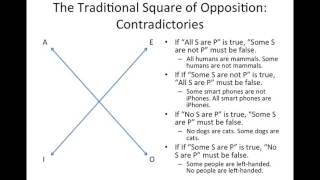 Categorical Logic Immediate Inferences on the Traditional and Modern Interpretations [upl. by Cirederf]