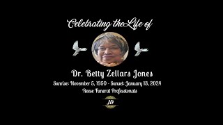 Celebrating the Life of Dr Betty Zellars Jones [upl. by Am]