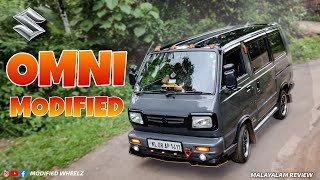 OMNI modified kerala  budget friendly modification  Malayalam review  modified wheelz [upl. by Aborn]