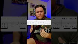 Ilmari Ponkala inspired riff tabs guitartabs guitarlesson guitartutorial electricguitar guitar [upl. by Adianez]