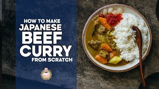 How to Make REAL Japanese Beef Curry from Scratch  Japanese Recipes [upl. by Prudie]