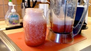 WassermelonenSmoothie Rezept VEGAN [upl. by Coe]