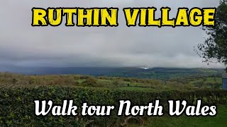 walk tour in Ruthin village North Wales [upl. by Kimmy]