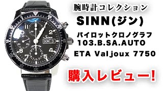 【レビュー】20代おすすめ ドイツ最強の腕時計 SINNジン パイロットクロノグラフ 103BSAAUTO [upl. by Astra]