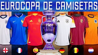 ¿Que PAÍS GANARÍA la EUROCOPA si compiten sus CAMISETAS [upl. by Alva436]