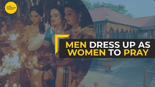 In Kerala temple men dress up as women  IKN [upl. by Pachston573]