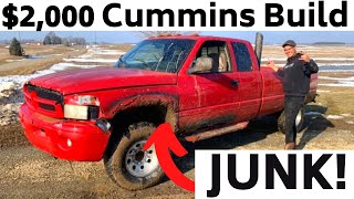 Buying a Super Cheap 24 Valve Cummins  2000 2nd Gen Cummins Build 4x4 [upl. by Serdna]