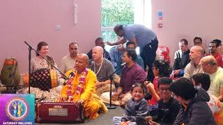 Saturday Kirtan by HH Asita Krishna Swami Maharaj II London [upl. by Lajet]