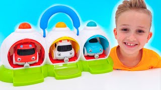 Vlad and Niki have fun with toy cars  Funny videos for kids [upl. by Nois]