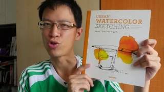 Book Review Urban Watercolor Sketching by Felix Scheinberger [upl. by Aninnaig]