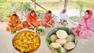 শীতকালে গরম গরম হিং এর কচুরি আর ফুলকপি আলুর দম রান্নাপরিবারের সবাই পেটভরে খাবে  kachuri recipe [upl. by Damha]