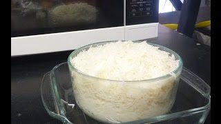 Cook rice in the Microwave Absorption method [upl. by Yeldahc259]