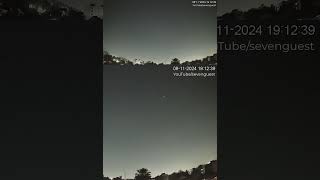 meteorito o bólido o basuraespacial desde méxico mexicocity cdmx 8NOV24 1912 hrs ORIENTE [upl. by Beitris]