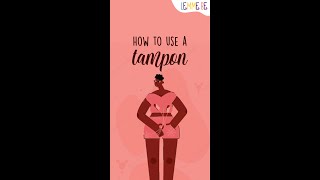 How To Wear A Tampon howto tampons [upl. by Dennet]