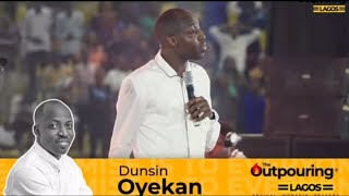 Dunsin Oyekan in deep worship and healing session at the Outpouring Lagos 2023🔥 [upl. by Aneertak]