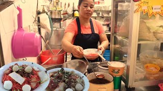 Taste Of Sarawak  Red Kolo Mee And Kolo Mee Soup In Sungai Apong Is Super Yummmmyyyyyy [upl. by Slifka]