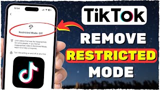 How To Remove Disable Restricted Mode On TikTok 2024 [upl. by Lenny569]