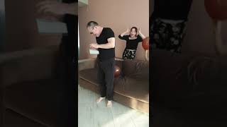 Best funny videos prank 57 by Tanya Dora and Misha  balloon Shorts [upl. by Kwang]