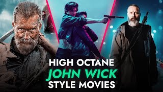 Best 10 Explosive Action Movies Like John Wick Part 2  Netflix Hulu Shudder and more [upl. by Enyale]