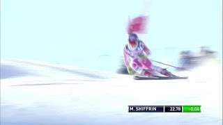 Mikaela Shiffrin  Sestriere Giant Slalom Run 1 [upl. by Isola632]