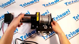 Лебедка ATV Winch 2000 lbs грузоподъемность 900 кг [upl. by Aislehc]