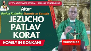 Jezucho Patlav Korat 🙏 Homily in Konkani 🙏 20 Oct 2024 homilies faith bible healing [upl. by Yror]