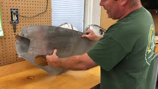 Jaguar EType  Bonnet Inner Valance Air Tube Restoration [upl. by Alissa541]