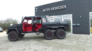 MERCEDES BENZ G 63 AMG 6X6 BRABUS 700HP ONE OF ONE  1 MILLION DOLLAR BABY  SEREDIN GERMANY [upl. by Armat]