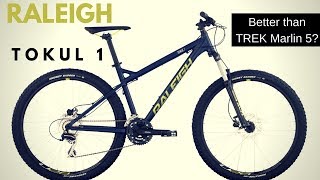 Raleigh Tokul 1 Mountain bike  Is it a better value than the Trek Marlin 5 [upl. by Mcclenaghan23]