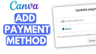 How To Add Payment Gateway In Canva Website  Add Payment Method In Canva 2023 [upl. by Akenahc480]