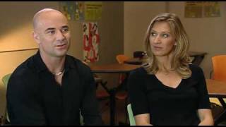 Andre Agassi and Steffi Graf on INSIDE SPORT BBC  PART 1 of 3 [upl. by Ennovyhc736]