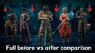 June laughing in the corner 💀 before vs after comparison New Patch Update  Shadow Fight 4 Arena [upl. by Nehtanoj233]