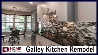 Galley Kitchen Remodel  Before amp After  Modern Design [upl. by Rednirah]