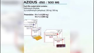 Azidus 250500mg Tablet uses  price  composition  dose  side effects  review  in hindi [upl. by Auhel]