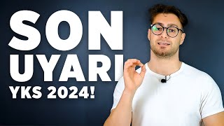 SINAVA GİRMEDEN ÖNCE İZLE YKS 2024 [upl. by Enaerb]