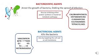 Bacteriostatic vs Bactericidal Agents [upl. by Gorrono]