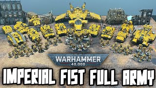 Full IMPERIAL FIST SPACE MARINE Army FOR DORN [upl. by Kerns]